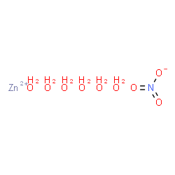 ChemSpider 2D Image | Nitric acid, zinc salt, hexahydrate | H12NO9Zn