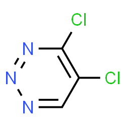 ChemSpider 2D Image | 4,5-Dichloro-1,2,3-triazine | C3HCl2N3