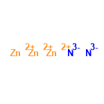 InChI=1/2N.3Zn/q2*-3;3*+2