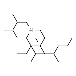 ChemSpider 2D Image | Tris(2,3-dimethylhexyl)aluminium | C24H51Al