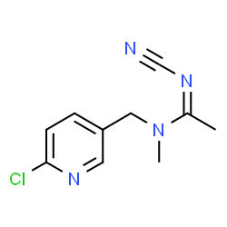 ChemSpider 2D Image | (Z)-acetamiprid | C10H11ClN4