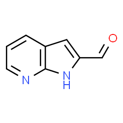 ChemSpider 2D Image | 1H-Pyrrolo[2,3-b]pyridin-2-carbaldehyd | C8H6N2O