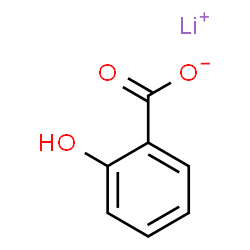 ChemSpider 2D Image | Lithium salicylate | C7H5LiO3