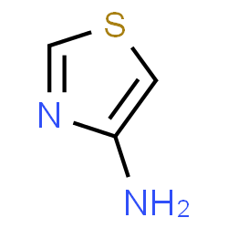 ChemSpider 2D Image | 4-Aminothiazole | C3H4N2S
