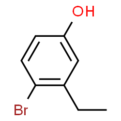 ChemSpider 2D Image | 4-Bromo-3-ethylphenol | C8H9BrO