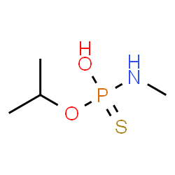 ChemSpider 2D Image | O-Isopropyl hydrogen methylphosphoramidothioate | C4H12NO2PS