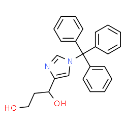 ChemSpider 2D Image | 1-(1-Trityl-1H-imidazol-4-yl)-1,3-propanediol | C25H24N2O2