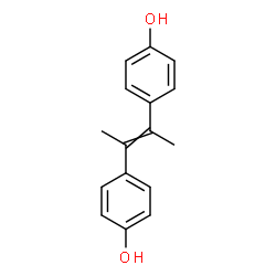 ChemSpider 2D Image | 4,4'-(2-Butene-2,3-diyl)diphenol | C16H16O2