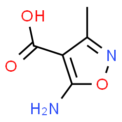 ChemSpider 2D Image | 5-Amino-3-methyl-4-isoxazolecarboxylic acid | C5H6N2O3