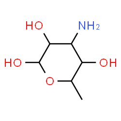 ChemSpider 2D Image | 3-Amino-3,6-dideoxyhexopyranose | C6H13NO4