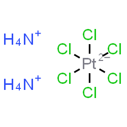 ChemSpider 2D Image | Ammonium hexachloroplatinate | H8Cl6N2Pt