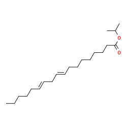 ChemSpider 2D Image | Isopropyl (9E,12E)-9,12-octadecadienoate | C21H38O2