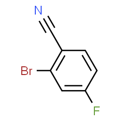 ChemSpider 2D Image | 2-Bromo-4-fluorobenzonitrile | C7H3BrFN