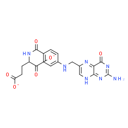ChemSpider 2D Image | Pteroylglutamate | C19H17N7O6