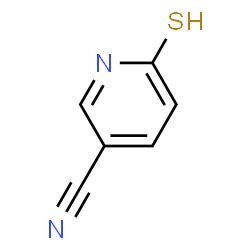 ChemSpider 2D Image | 6-mercaptonicotinonitrile | C6H4N2S