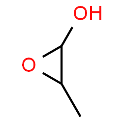 ChemSpider 2D Image | 2-$l^{1}-oxidanyl-3-methyl-oxirane | C3H5O2