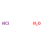 InChI=1/ClH.H2O/h1H;1H2