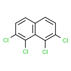ChemSpider 2D Image | 1,2,7,8-Tetrachloronaphthalene | C10H4Cl4