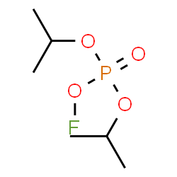 ChemSpider 2D Image | Diisopropylfluorophosphate | C6H14FO4P