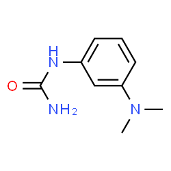 ChemSpider 2D Image | M-DIMETHYLAMINOPHENYL UREA | C9H13N3O