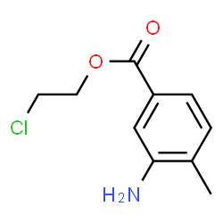 ChemSpider 2D Image | 2-Chloroethyl 3-amino-4-methylbenzoate | C10H12ClNO2