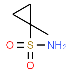ChemSpider 2D Image | 1-Methylcyclopropanesulfonamide | C4H9NO2S