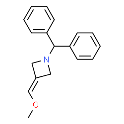 ChemSpider 2D Image | 1-benzhydryl-3-(methoxymethylene)azetidine | C18H19NO