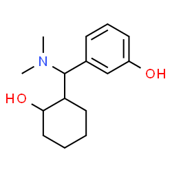 ChemSpider 2D Image | 3-[(Dimethylamino)(2-hydroxycyclohexyl)methyl]phenol | C15H23NO2