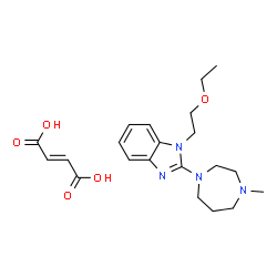 ChemSpider 2D Image | Emedastine fumarate | C21H30N4O5