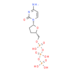 ChemSpider 2D Image | ddCTP | C9H16N3O12P3