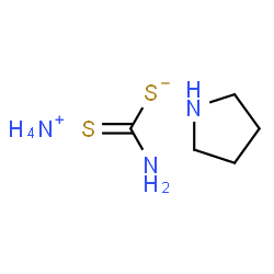 ChemSpider 2D Image | Ammonium carbamodithioate - pyrrolidine (1:1:1) | C5H15N3S2