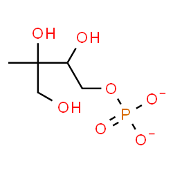 ChemSpider 2D Image | 2,3,4-Trihydroxy-3-methylbutyl phosphate | C5H11O7P