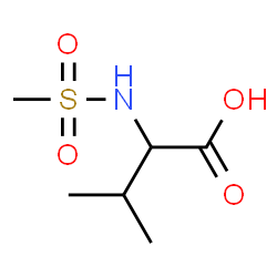 ChemSpider 2D Image | N-(Methylsulfonyl)valine | C6H13NO4S
