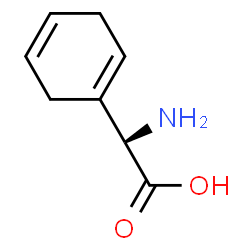 ChemSpider 2D Image | D-2,5-dihydrophenylglycine | C8H11NO2