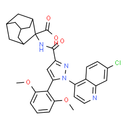 ChemSpider 2D Image | Meclinertant | C32H31ClN4O5