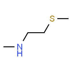 ChemSpider 2D Image | N-Methyl-2-(methylsulfanyl)ethanamine | C4H11NS