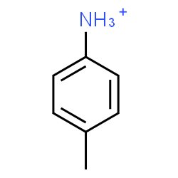 ChemSpider 2D Image | 4-Methylanilinium | C7H10N