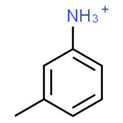 ChemSpider 2D Image | 3-Methylanilinium | C7H10N