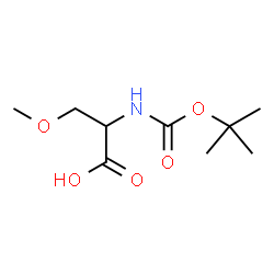 ChemSpider 2D Image | O-Methyl-N-{[(2-methyl-2-propanyl)oxy]carbonyl}serine | C9H17NO5