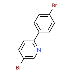 ChemSpider 2D Image | 5-Bromo-2-(4-bromophenyl)pyridine | C11H7Br2N