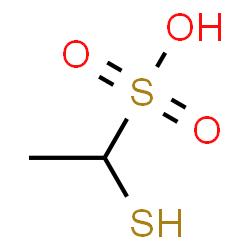 ChemSpider 2D Image | mercaptoethylsulfonic acid | C2H6O3S2