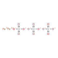 ChemSpider 2D Image | Ferric(III) chromate | Cr3Fe2O12
