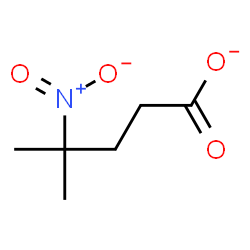 ChemSpider 2D Image | 4-Methyl-4-nitropentanoate | C6H10NO4
