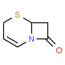 ChemSpider 2D Image | 5-Thia-1-azabicyclo[4.2.0]oct-2-en-8-one | C6H7NOS