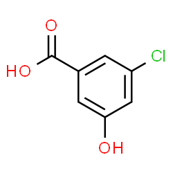 ChemSpider 2D Image | 3-chloro-5-hydroxy BA | C7H5ClO3