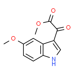 ChemSpider 2D Image | Methyl (5-methoxy-1H-indol-3-yl)(oxo)acetate | C12H11NO4