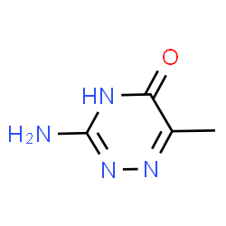 ChemSpider 2D Image | 3-Amino-6-methyl-1,2,4-triazin-5(2H)-one | C4H6N4O