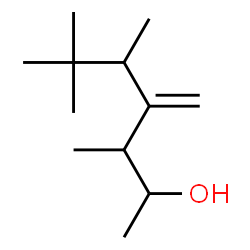 ChemSpider 2D Image | 3,5,6,6-Tetramethyl-4-methylene-2-heptanol | C12H24O