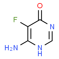 ChemSpider 2D Image | 6-Amino-5-fluoro-4(1H)-pyrimidinone | C4H4FN3O