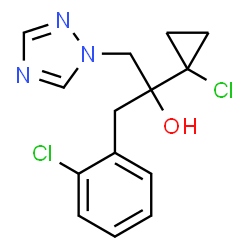 ChemSpider 2D Image | Prothioconazole-desthio | C14H15Cl2N3O